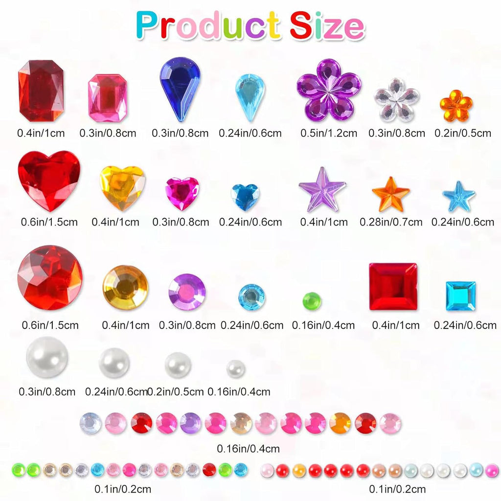 MYDBUYSOME Gem Stickers 2774pc - Detail view