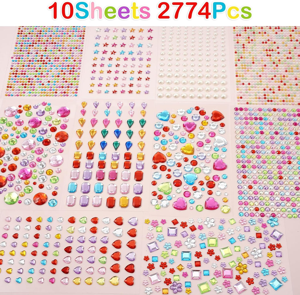 MYDBUYSOME Gem Stickers 2774pc - Alternate angle