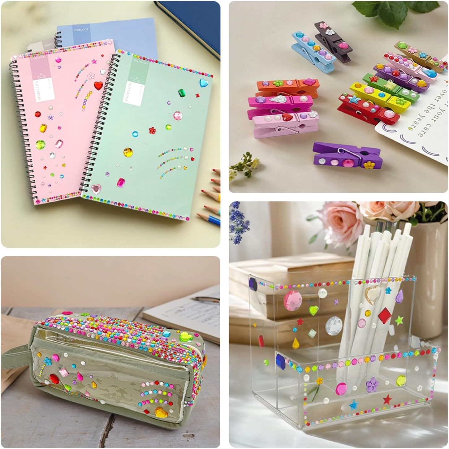 MYDBUYSOME Gem Stickers 2774pc - In use