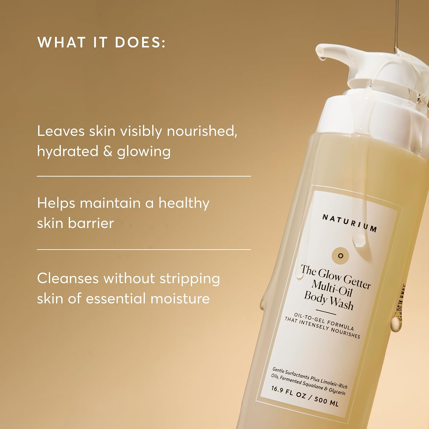 Naturium Glow Getter Body Wash 16.9oz - Close-up