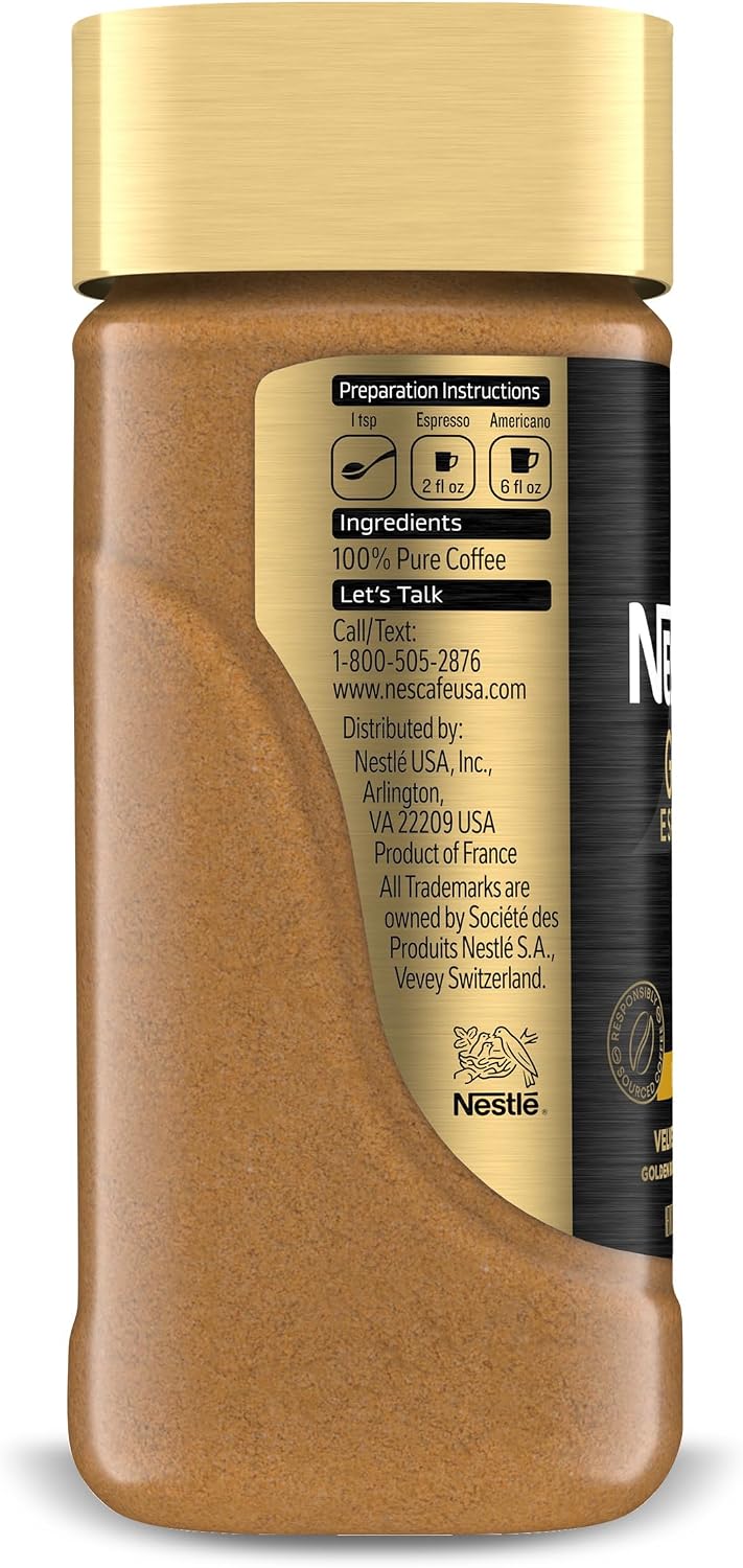 Nescafe Gold Espresso Blonde 3.5oz - Packaging