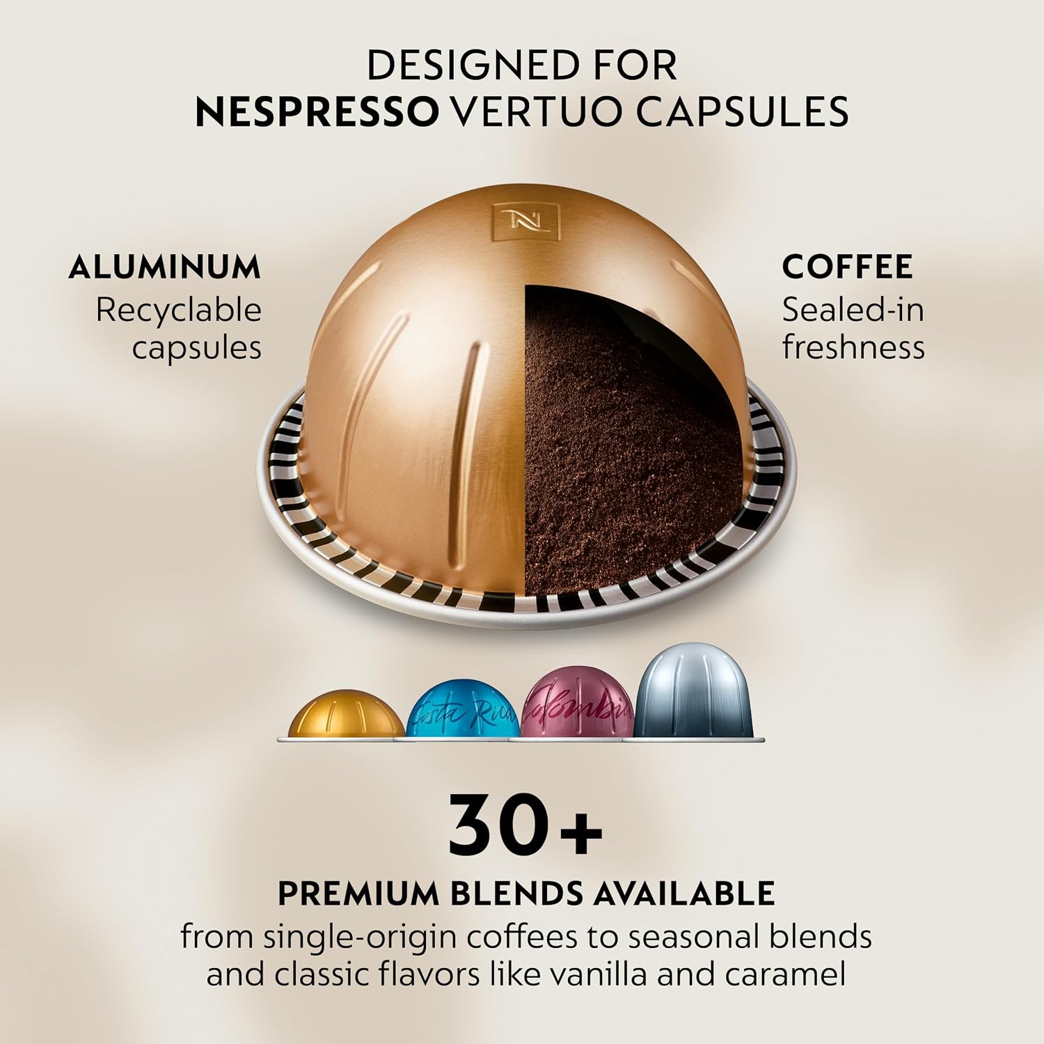 Nespresso Vertuo Barista Pack 30ct - In use