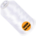 New brothread 5000M Embroidery Thread, White 40WT