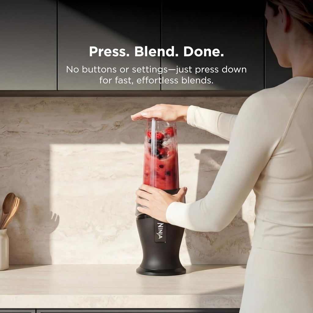 Ninja Fit Personal Blender, 700W, QB3001SS - Size reference