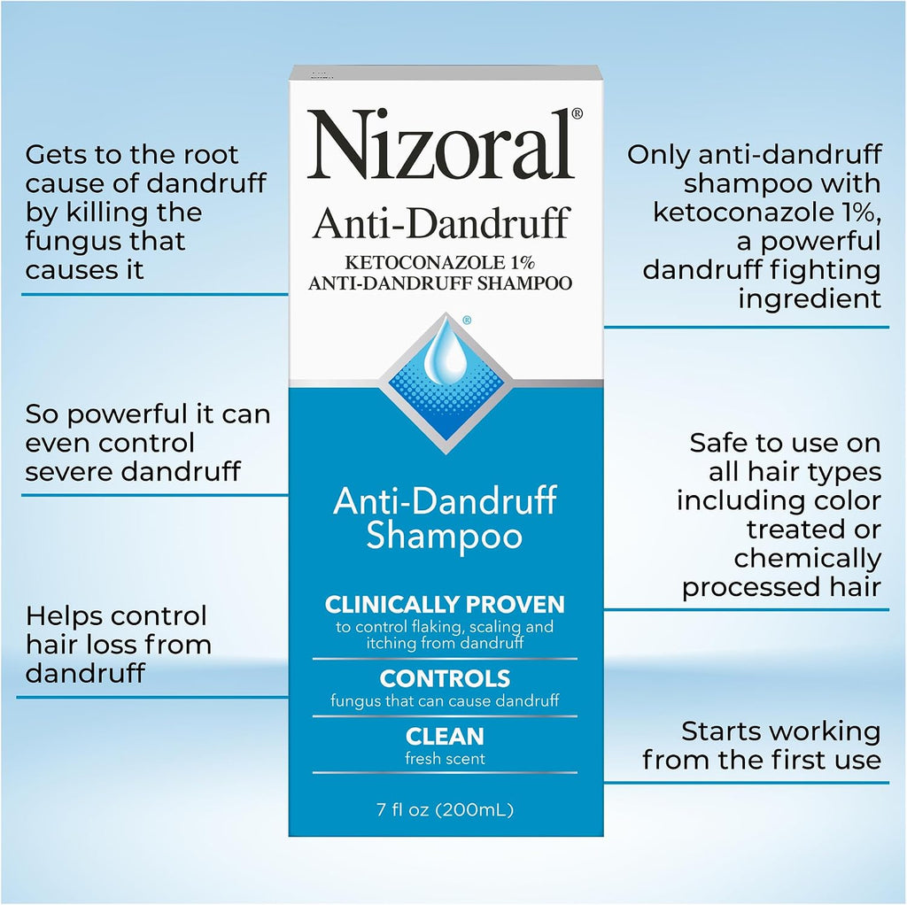 Nizoral Anti-Dandruff Shampoo, 7 Fl Oz - Close-up