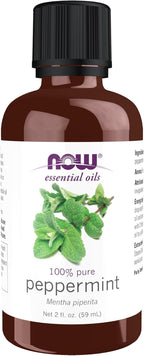 NOW Peppermint Essential Oil, 2 Ounce