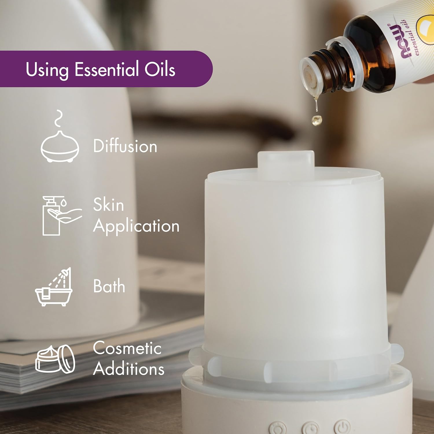 NOW Peppermint Essential Oil, 2 Ounce - Alternate angle