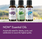 NOW Peppermint Essential Oil, 2 Ounce - Size reference
