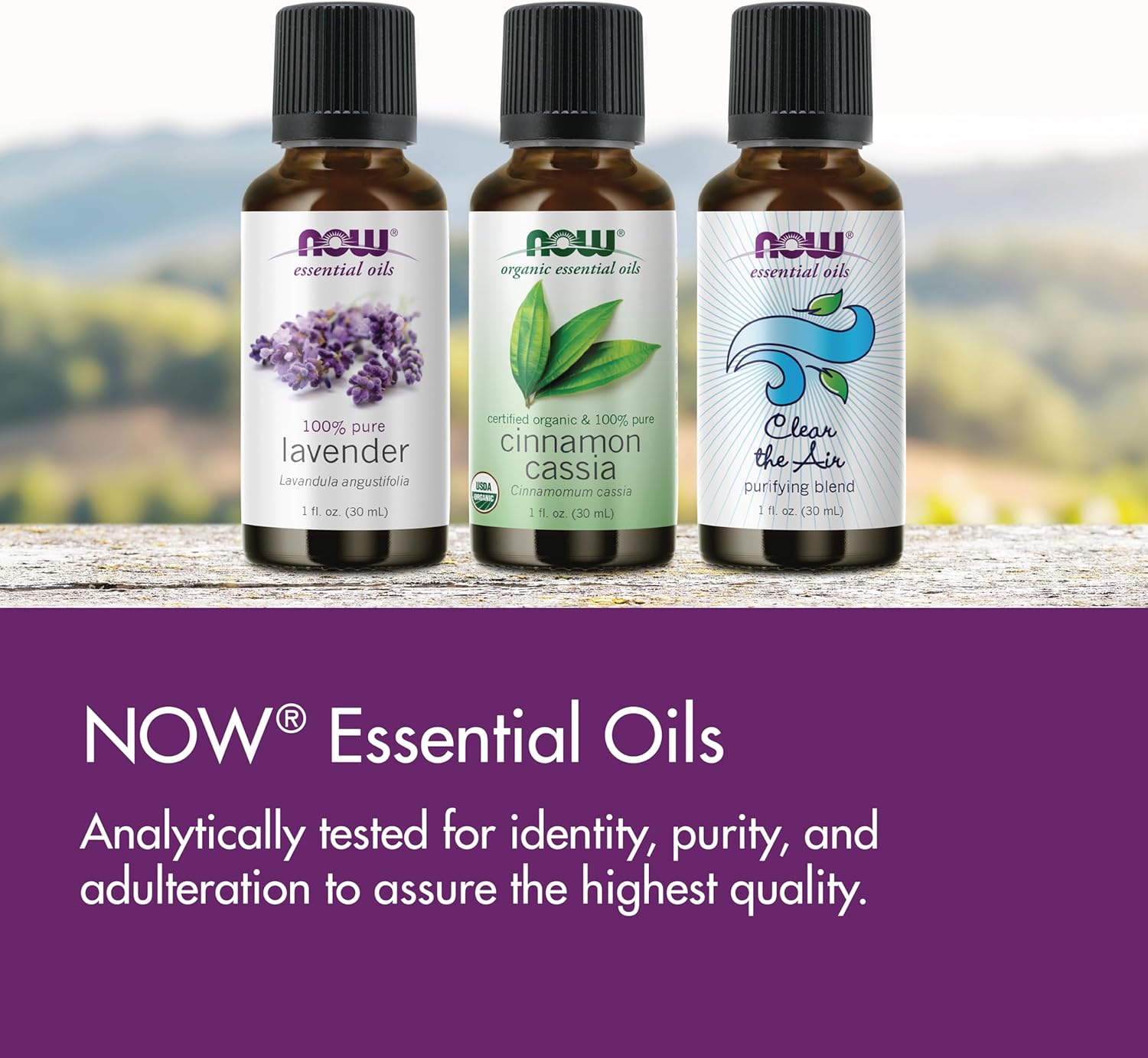 NOW Peppermint Essential Oil, 2 Ounce - Size reference