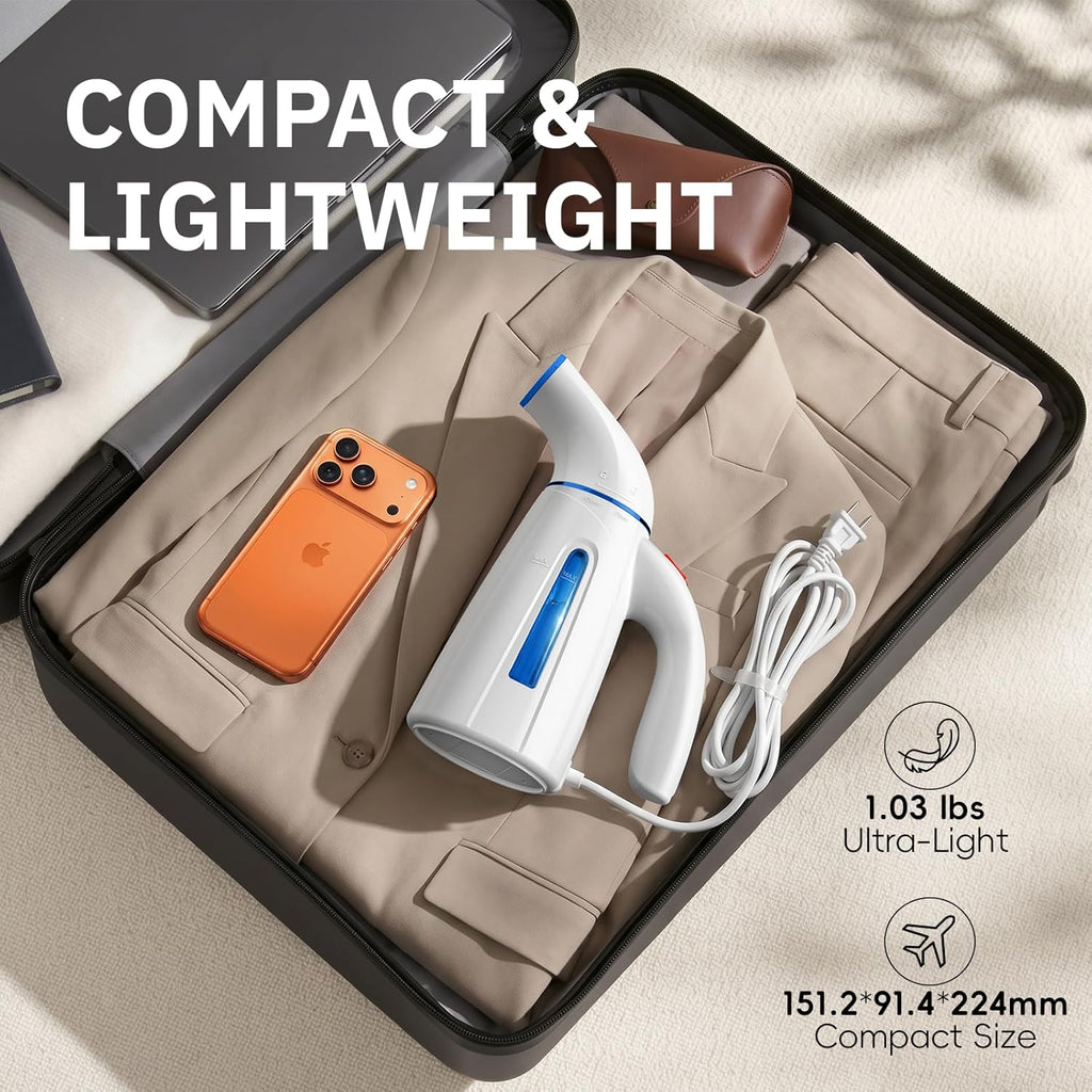 OGHom Garment Steamer for Clothes, Blue - Alternate angle