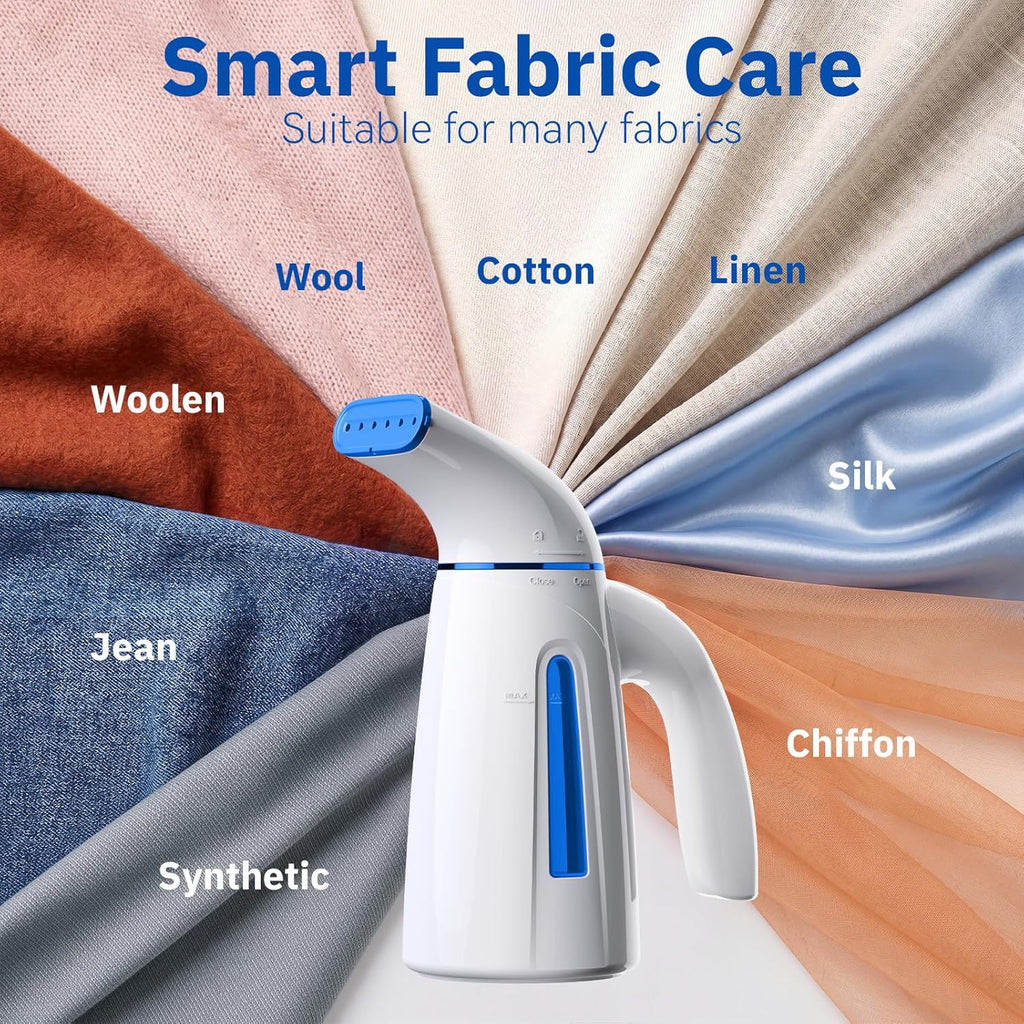 OGHom Garment Steamer for Clothes, Blue - Close-up