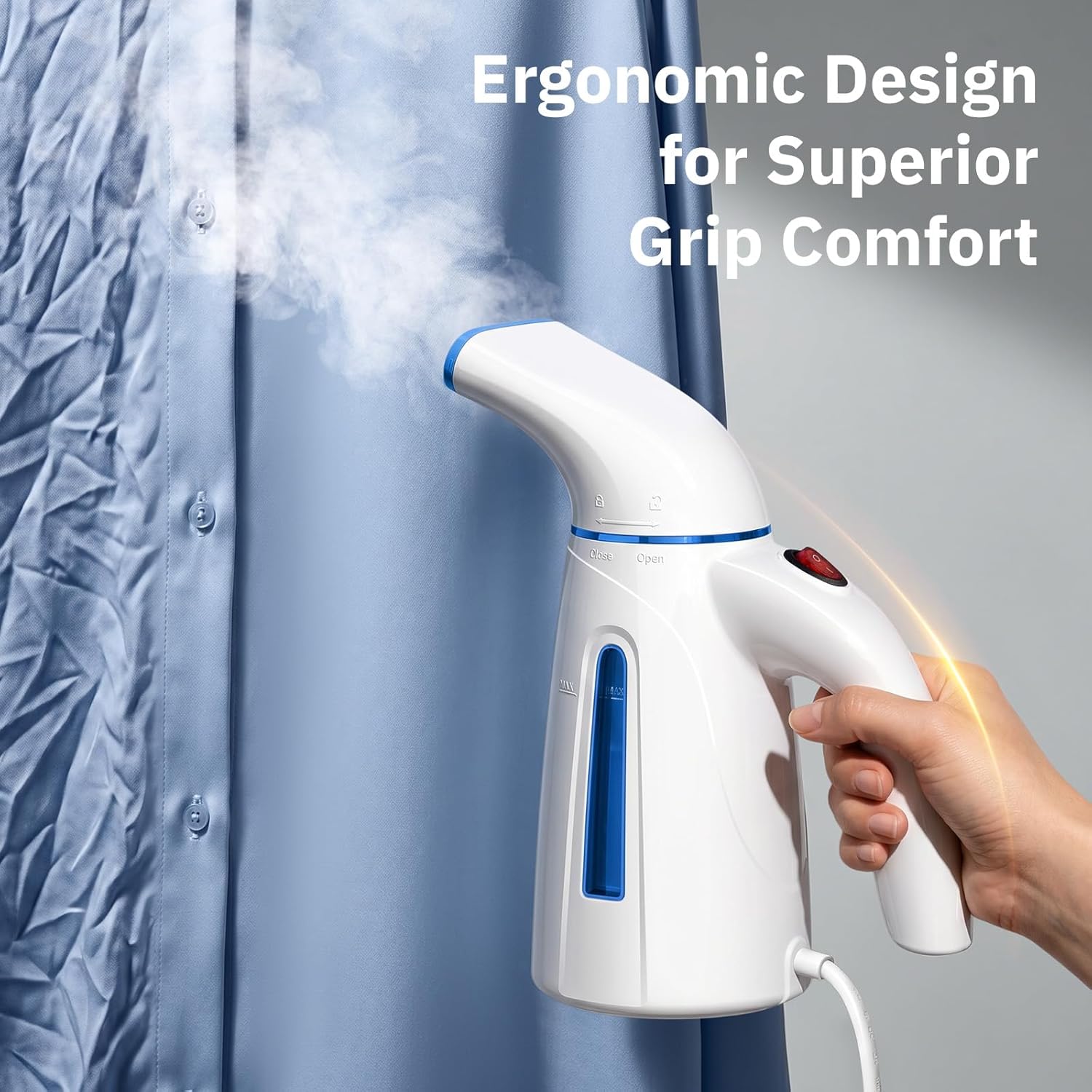 OGHom Garment Steamer for Clothes, Blue - Additional view
