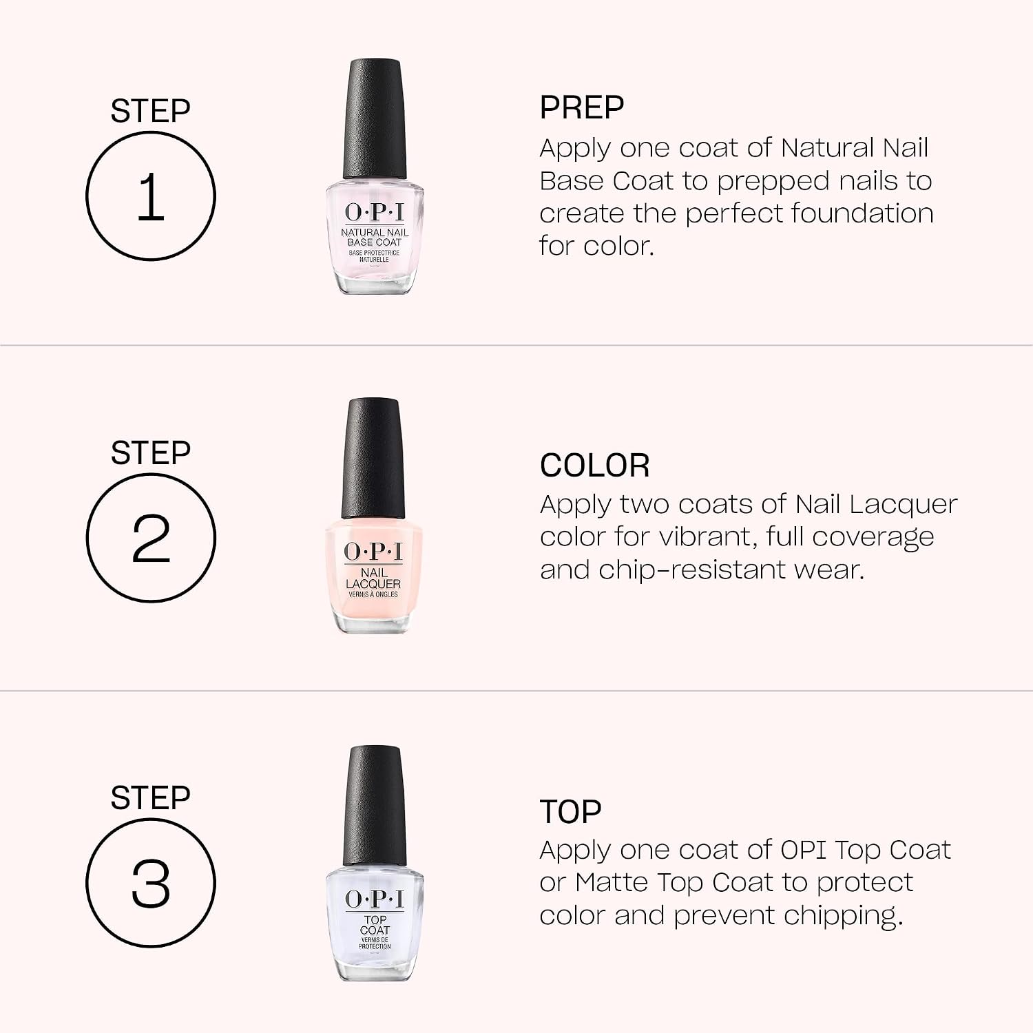 OPI Nail Lacquer Classic Polish, 0.5 Fl Oz - Size reference