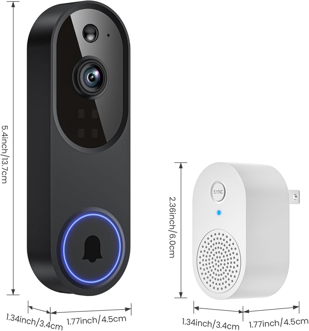 Orbitell 1080p Wireless WiFi Video Doorbell Camera - Additional view