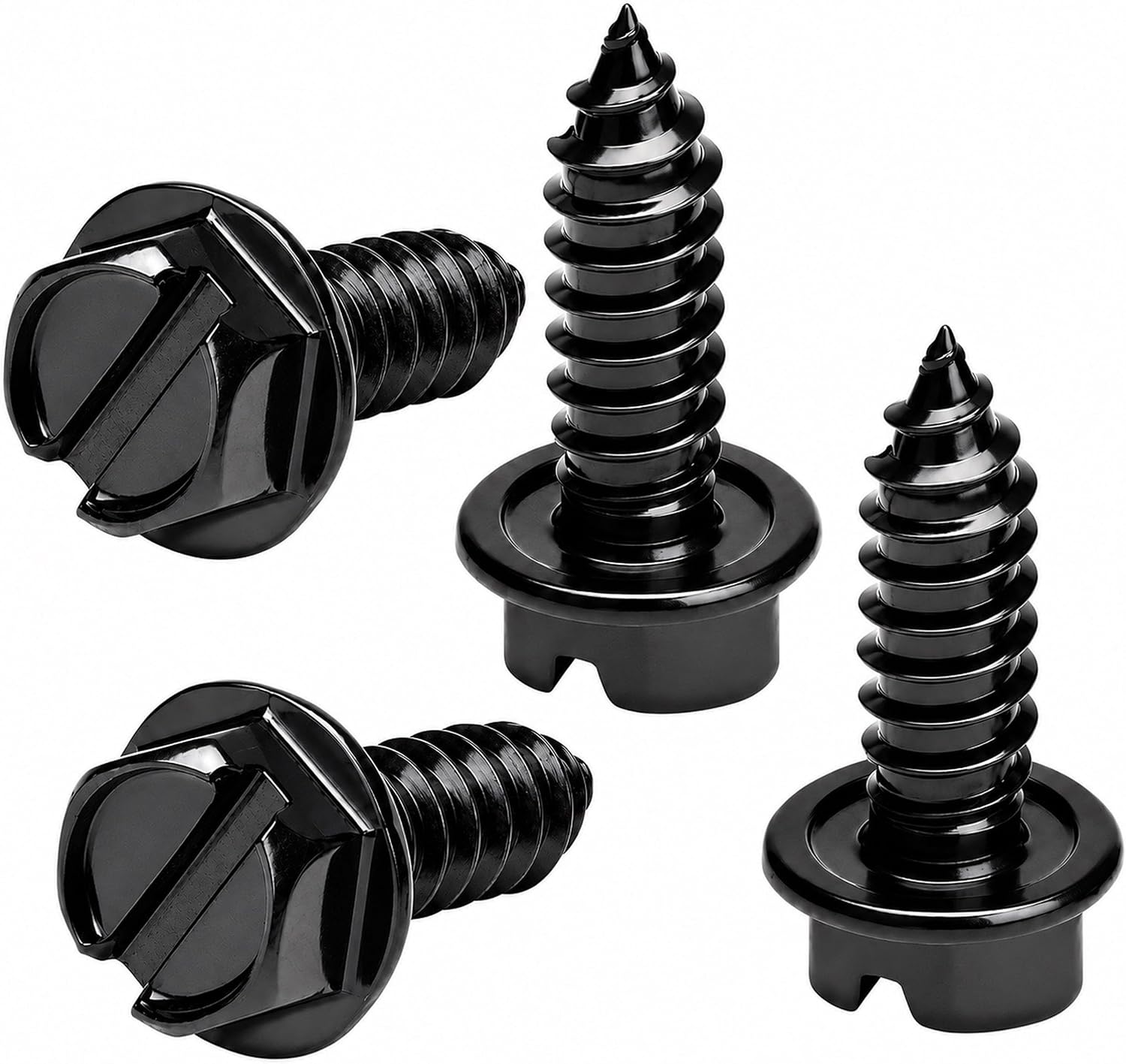 OttoSpeed Rustproof License Plate Screws, 4-Pack