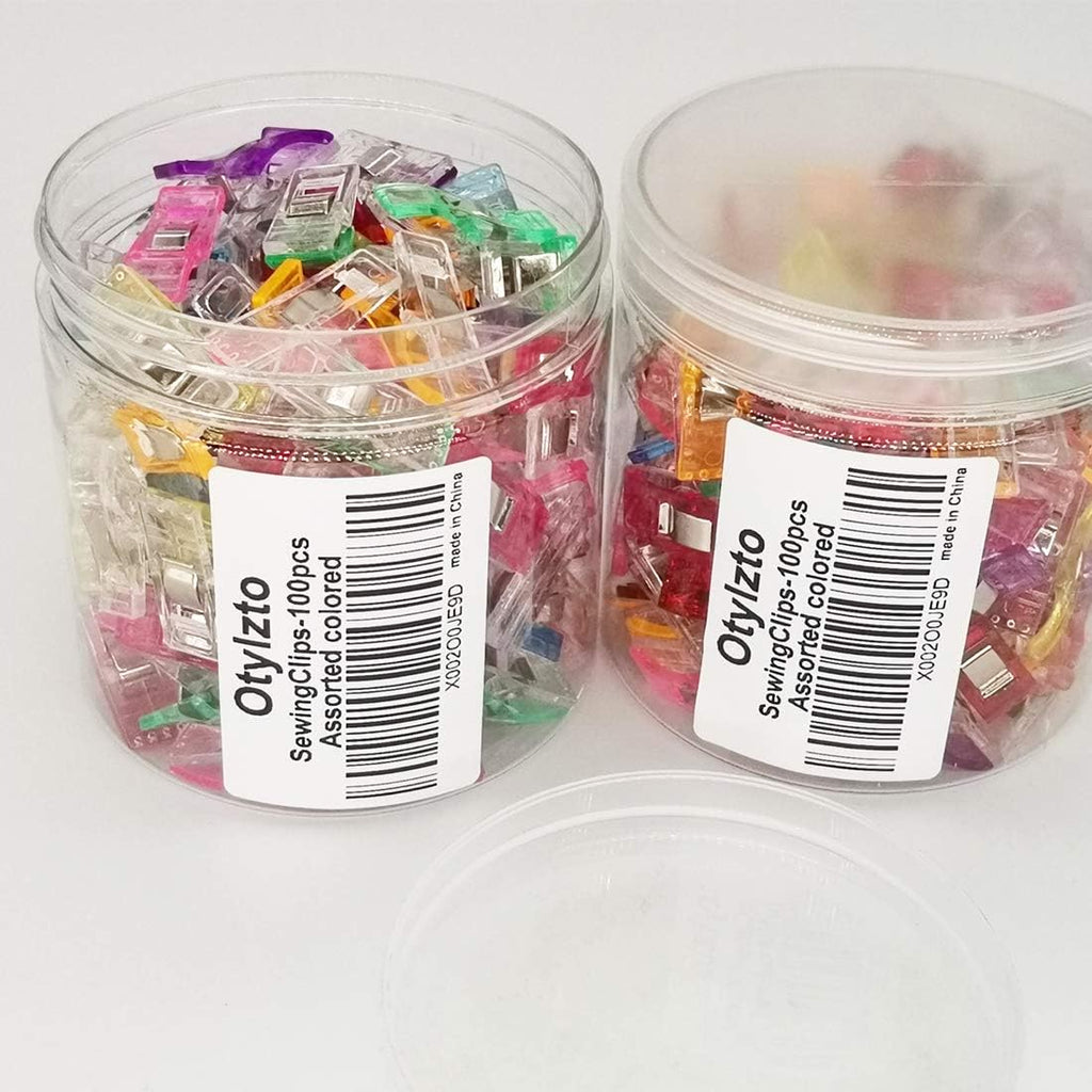 Otylzto 100pc Sewing and Quilting Clips Set - Detail view