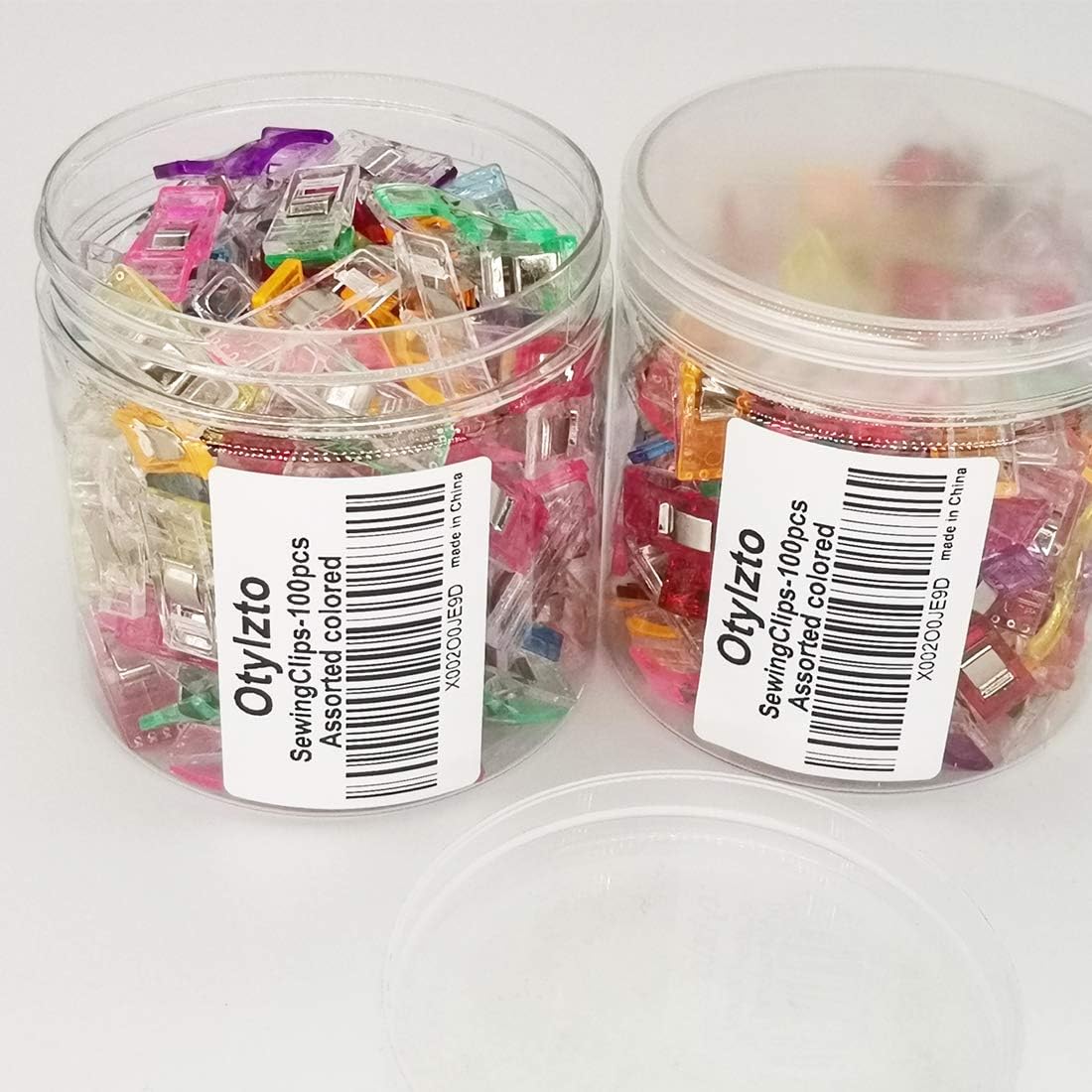 Otylzto 100pc Sewing and Quilting Clips Set - Detail view