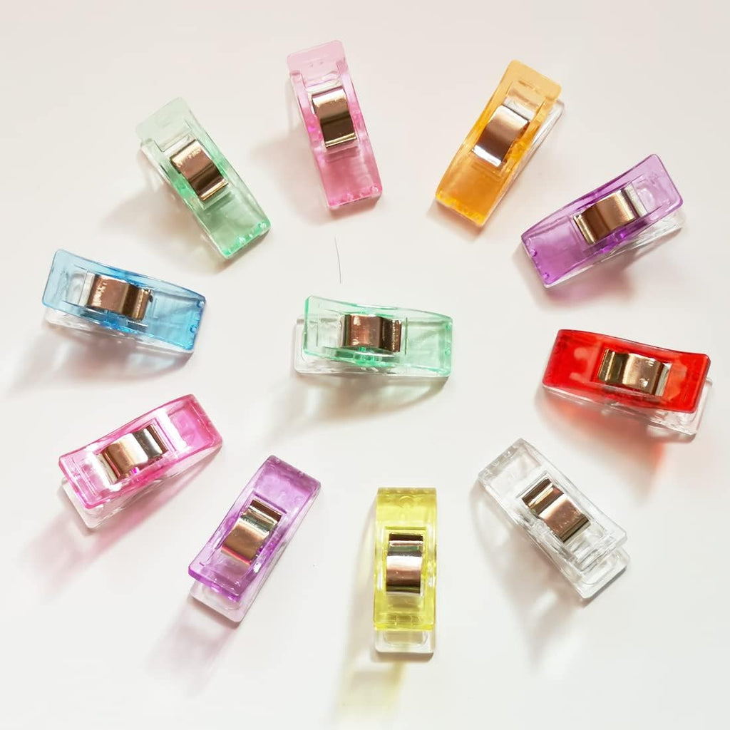 Otylzto 100pc Sewing and Quilting Clips Set - Close-up