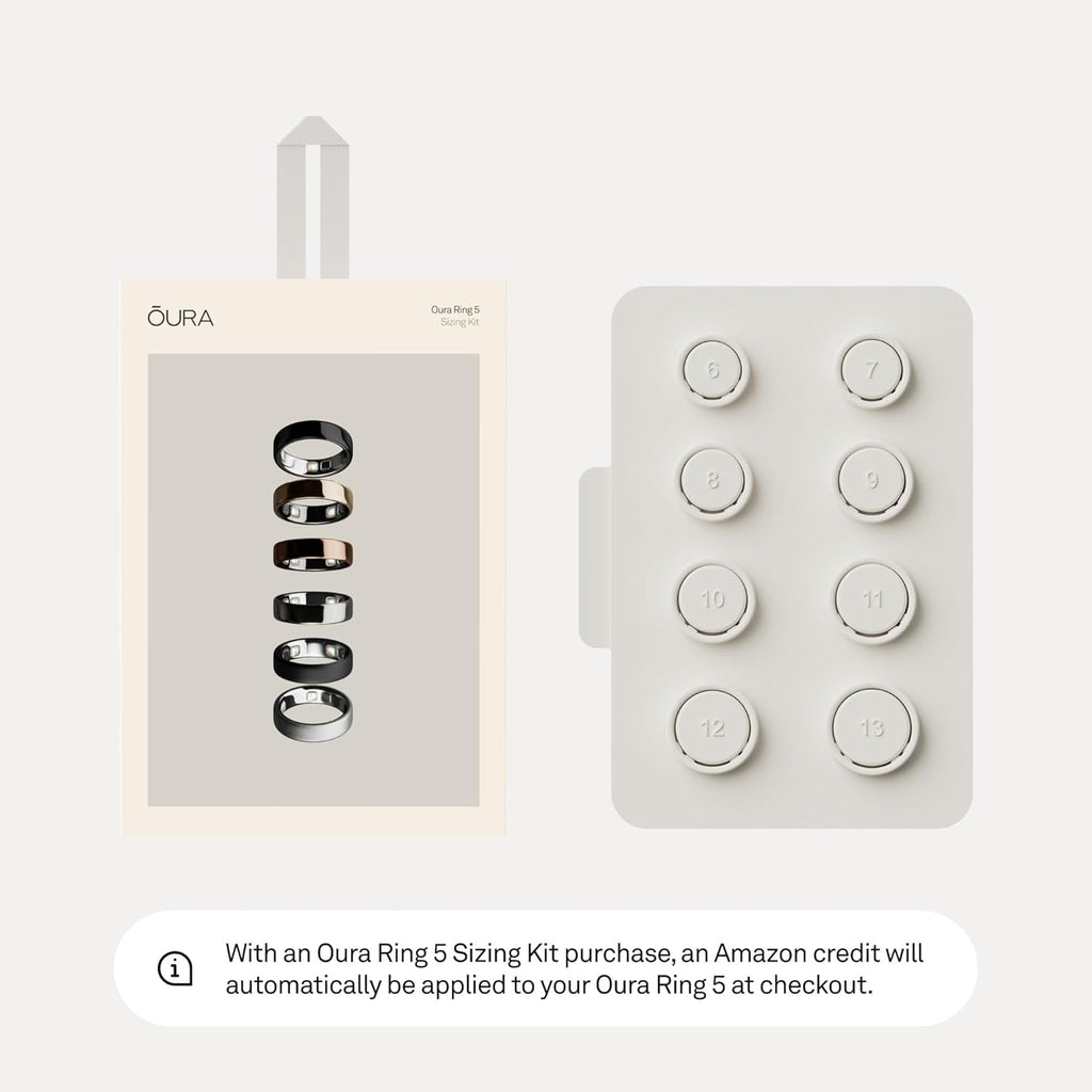 Oura Ring 5 Sizing Kit, Size Before You Buy - Close-up