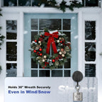 OUTXE Suction Cup Wreath Hanger, 2-Pack - Detail view
