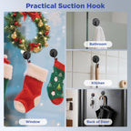 OUTXE Suction Cup Wreath Hanger, 2-Pack - Packaging