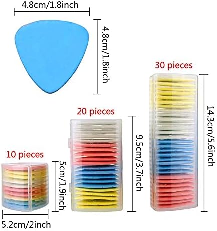 OZXTYO Triangle Tailors Chalk, 10-Piece Set - Close-up
