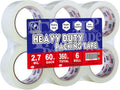 P PERFECTAPE Heavy Duty Clear Packing Tape, 6pk