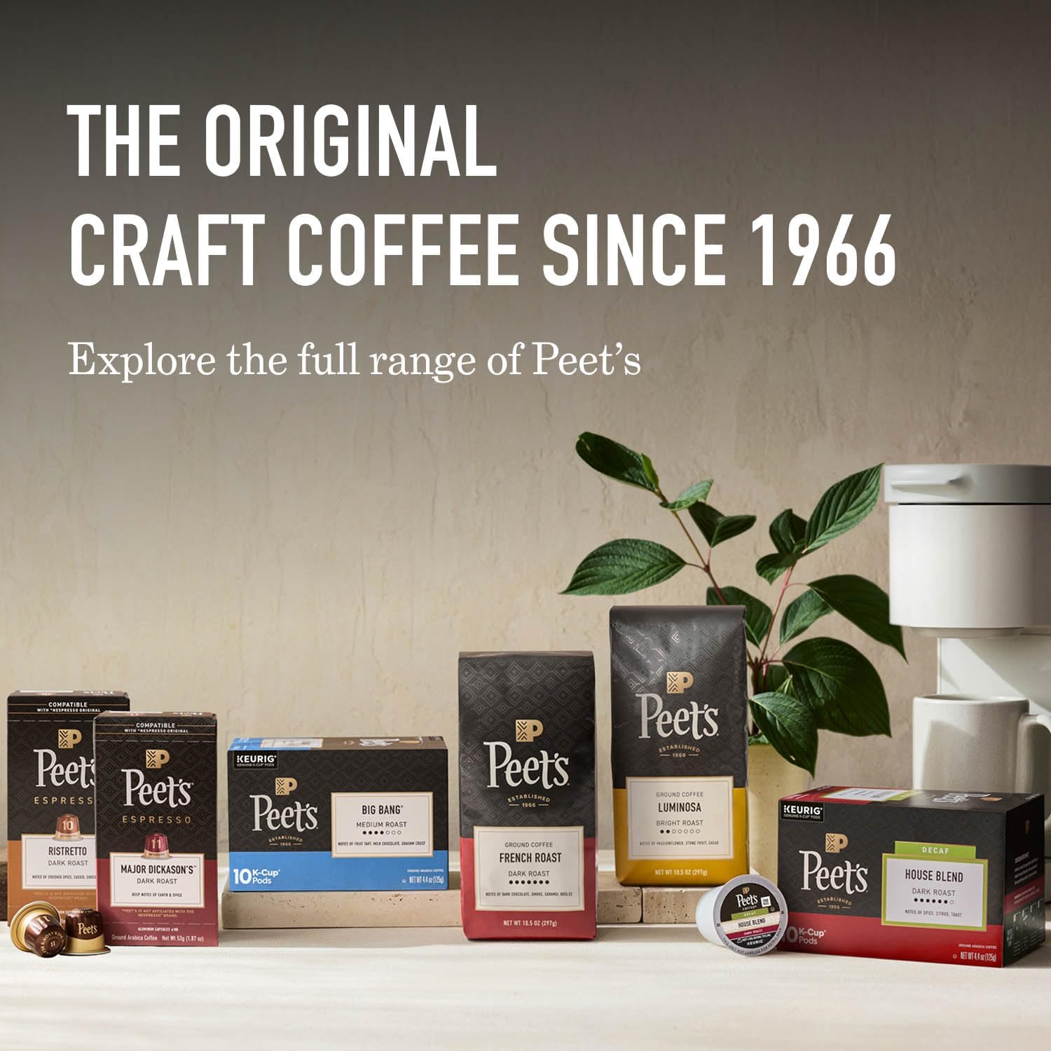 Peet's Dark Roast K-Cup Pods, 32 Count - Additional view
