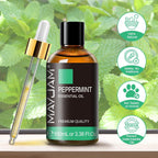 Peppermint Essential Oil, 3.38 fl oz - Packaging