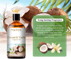 PHATOIL Coconut and Vanilla Fragrance Oil, 3.38 oz - Size reference