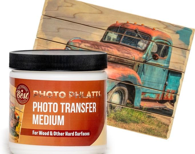 Photo Phlatts Transfer Medium for Wood, 8 oz