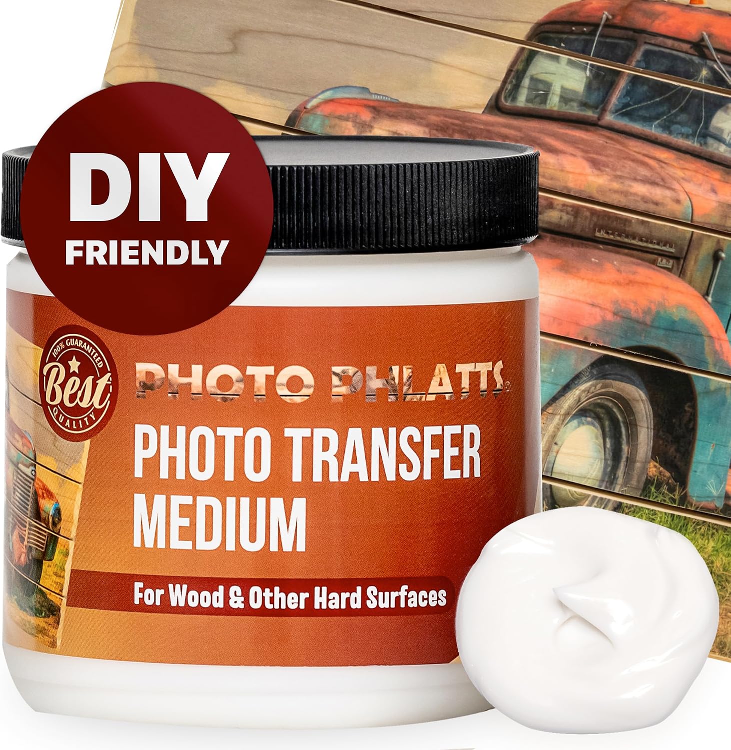 Photo Phlatts Transfer Medium for Wood, 8 oz - Additional view