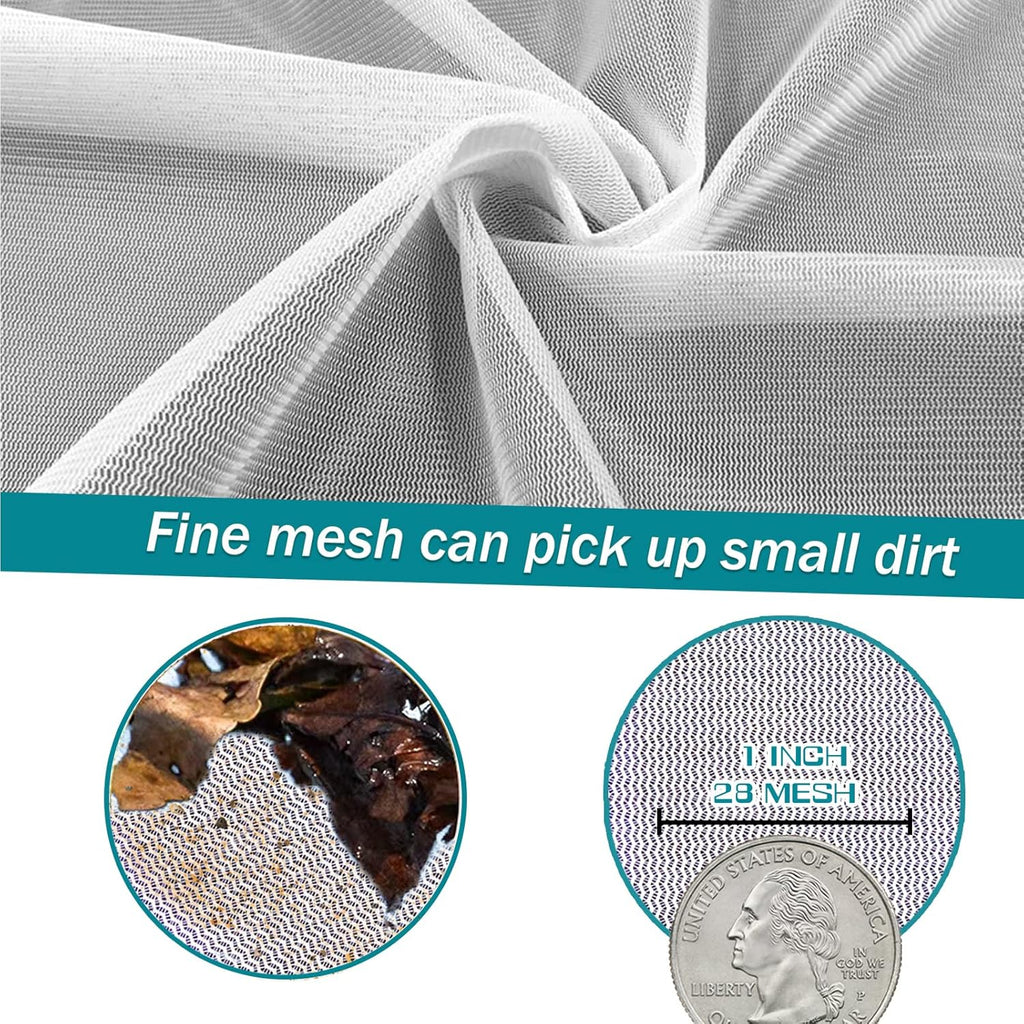 Poolwhale Pool Skimmer Net, Heavy Duty - Size reference