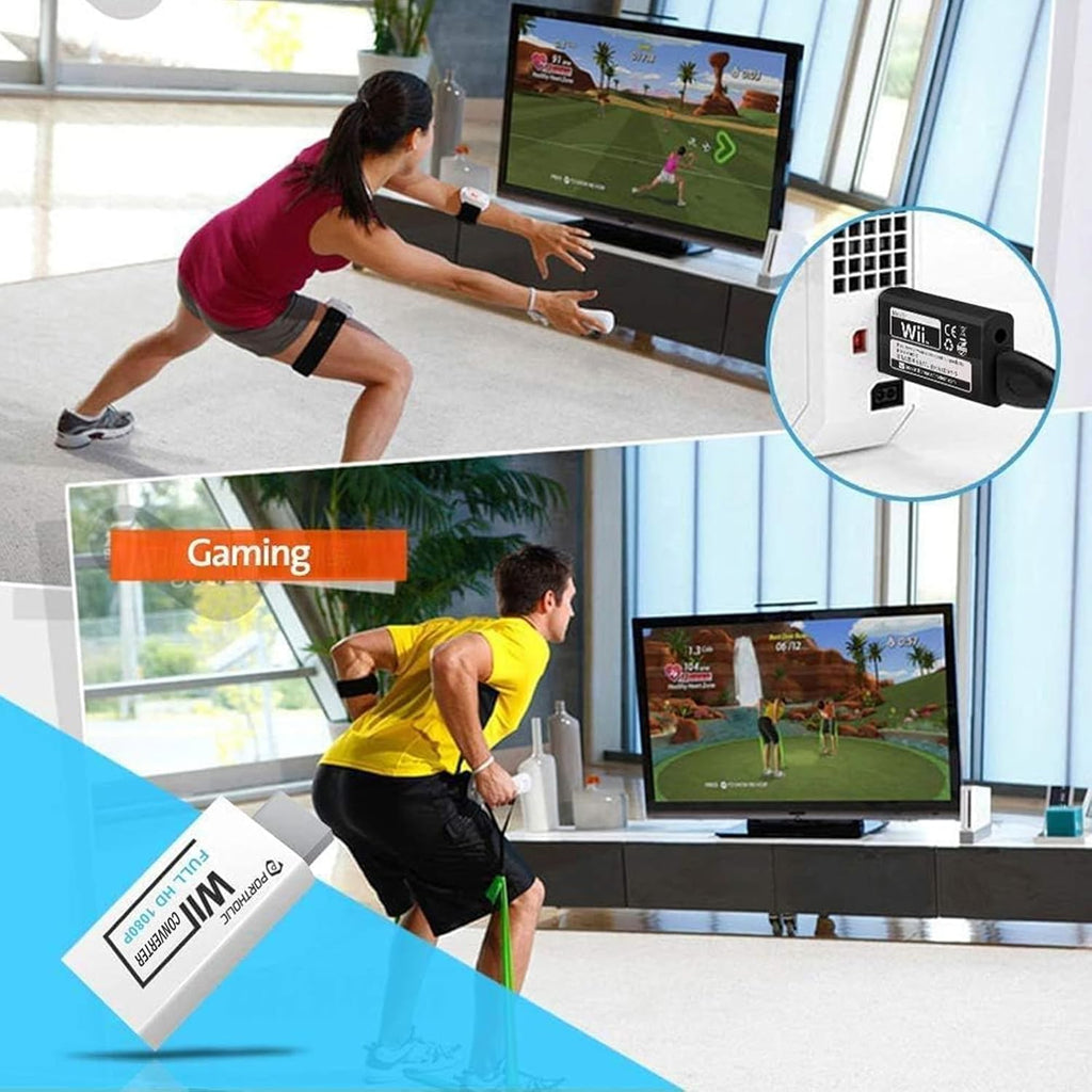 Portholic Wii to HDMI Converter 1080p - Size reference