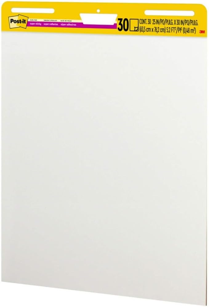 Post-it Super Sticky Easel Pad, 2 Pads - Alternate angle
