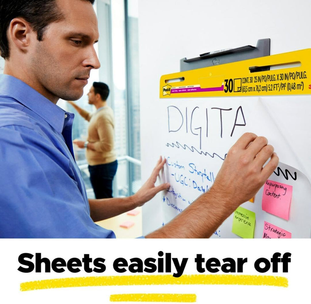 Post-it Super Sticky Easel Pad, 2 Pads - Packaging