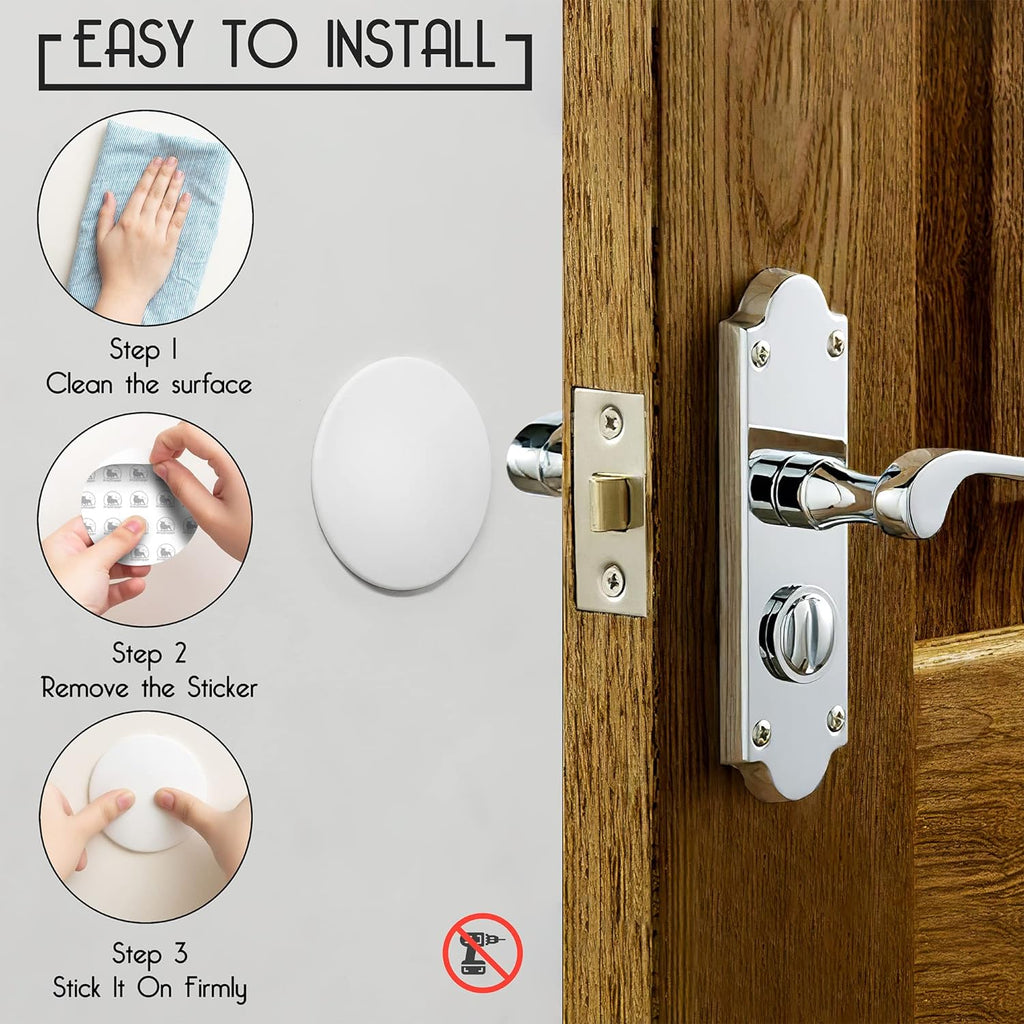 ProStoppr Door Stoppers, 3.15 In, 4 Pack - Detail view