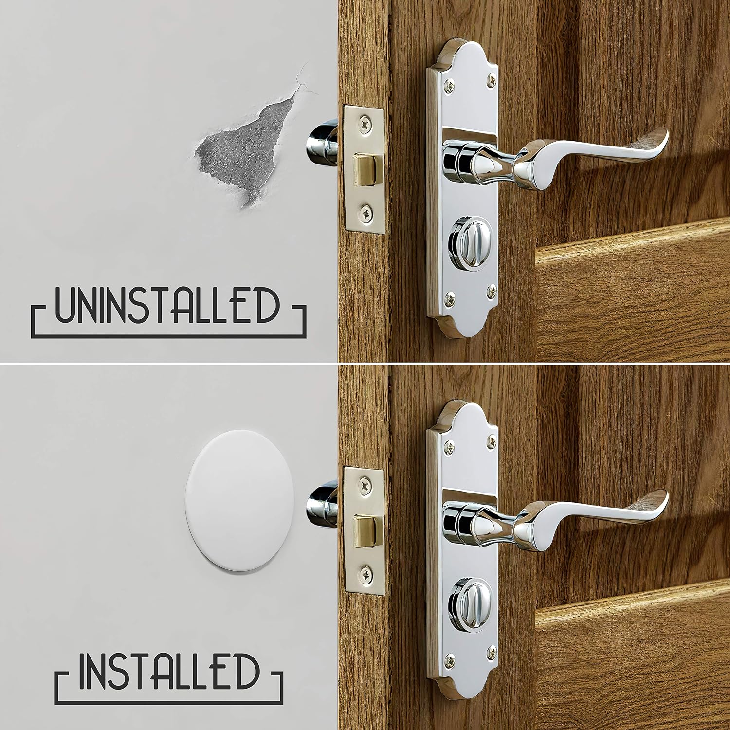 ProStoppr Door Stoppers, 3.15 In, 4 Pack - Close-up