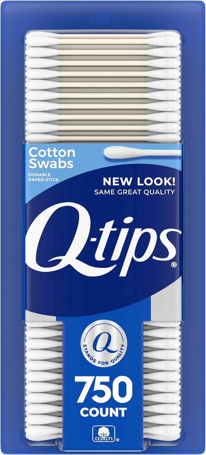 Q-tips Cotton Swabs, 750 Count