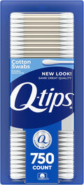 Q-tips Cotton Swabs, 750 Count