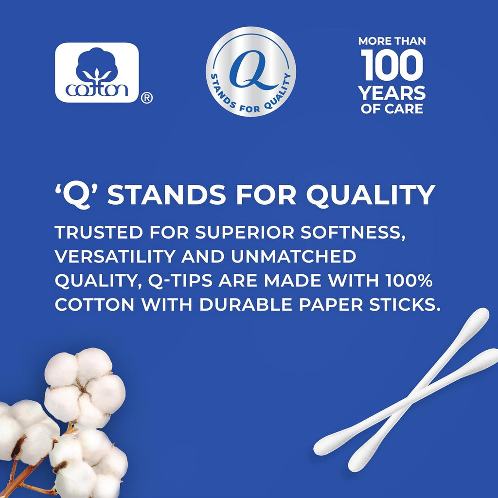 Q-tips Cotton Swabs, 750 Count - Alternate angle