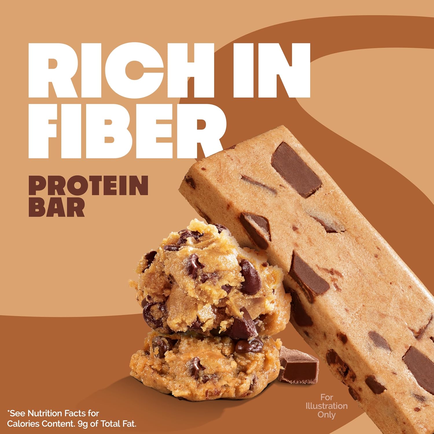 Quest Chocolate Chip Cookie Dough Protein Bars - Close-up