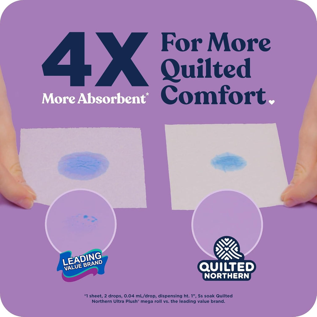 Quilted Northern Ultra Plush Toilet Paper, 6 Rolls - Detail view