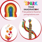 Red Heart Super Saver Yarn Craft Kit - Size reference