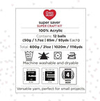 Red Heart Super Saver Yarn Craft Kit - Packaging
