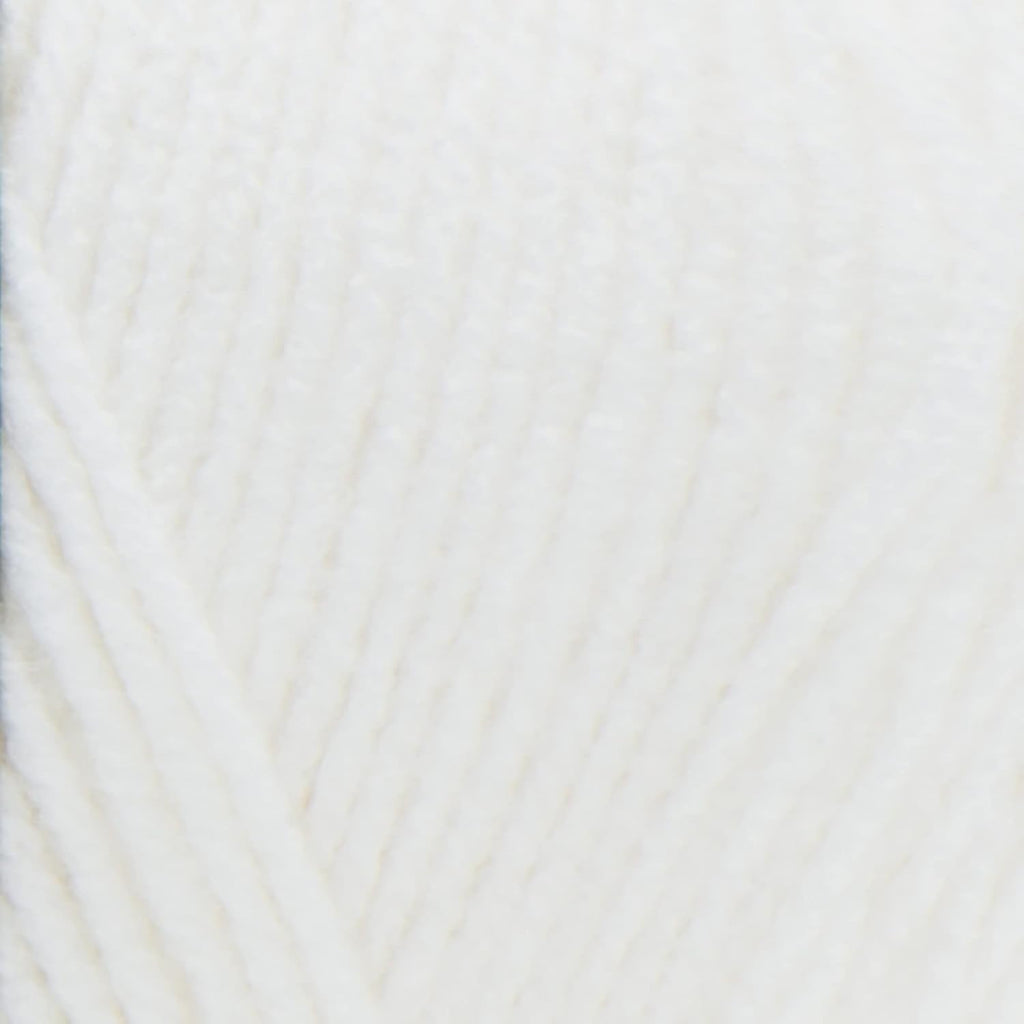 Red Heart Super Saver Yarn, White - Detail view
