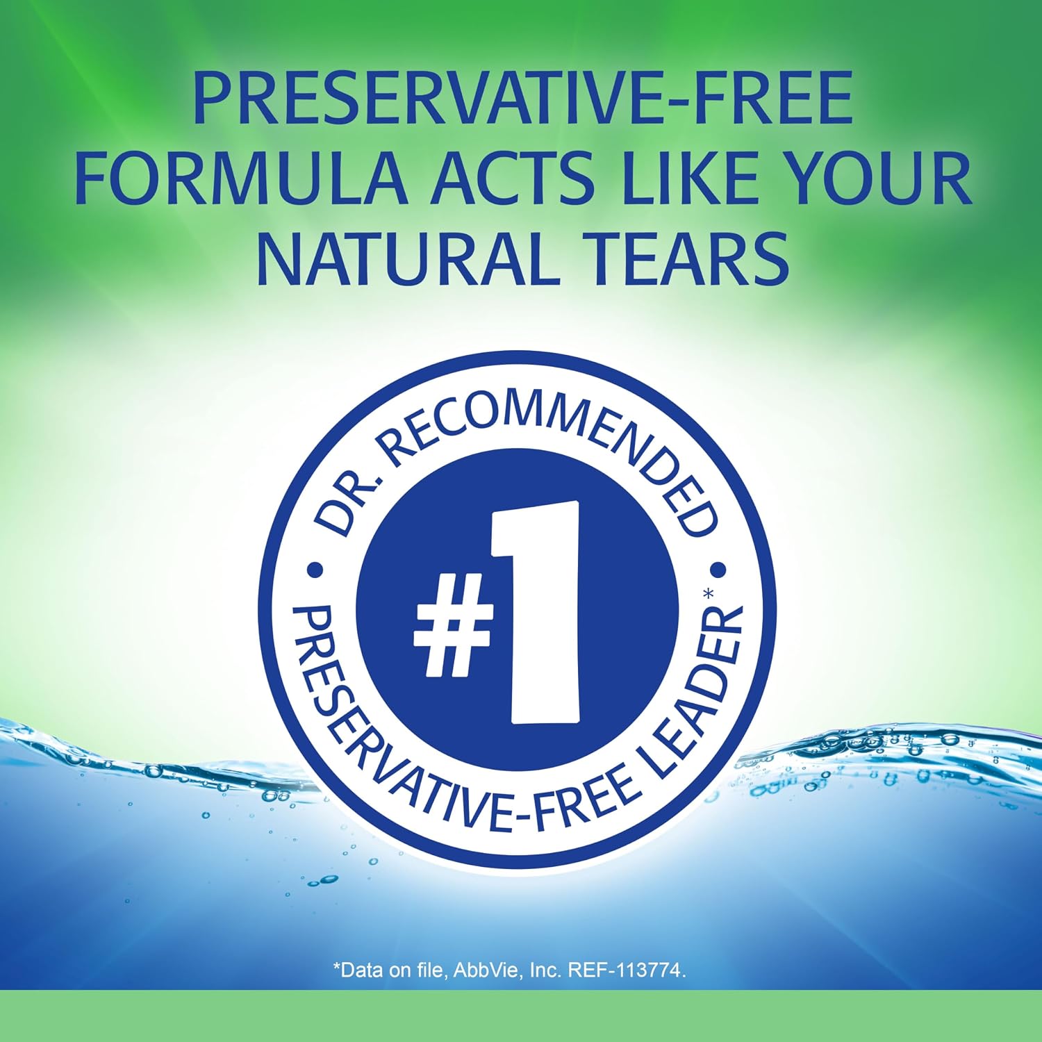 Refresh Plus Eye Drops, 70 Single Use Vials - Detail view