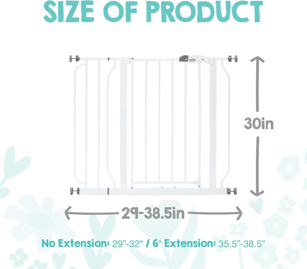 Regalo Easy Step Baby Gate, 29-38.5 In - Detail view