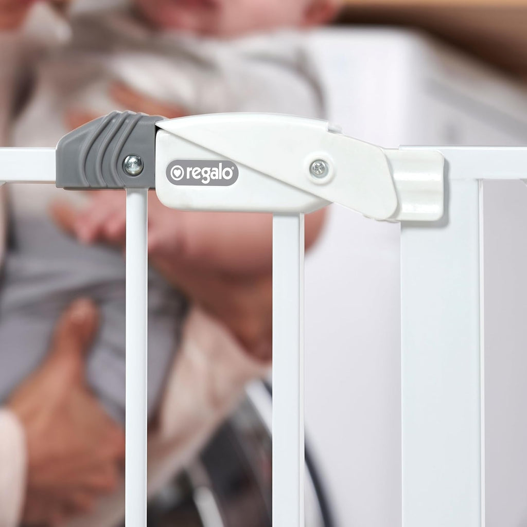 Regalo Easy Step Baby Gate, 29-38.5 In - In use