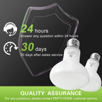 Reptile Heat Lamp Bulbs, 100W, 2 Pack - Packaging